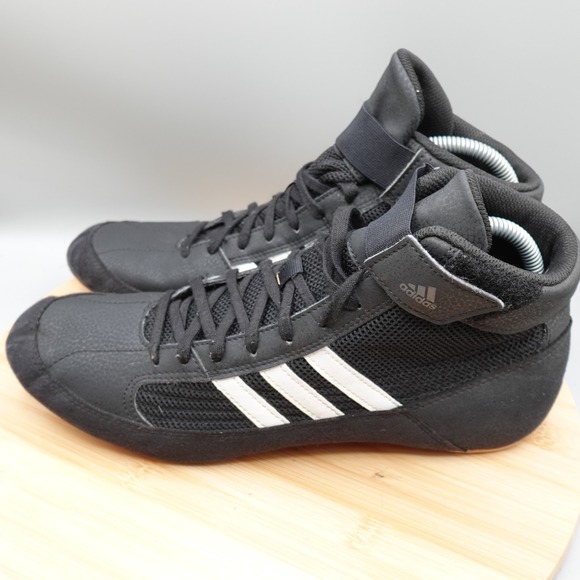 Adidas Shoes Men's Sz 10 Black HVC Havoc Wrestling, Boxing Sport AQ 3325 - Picture 1 of 9
